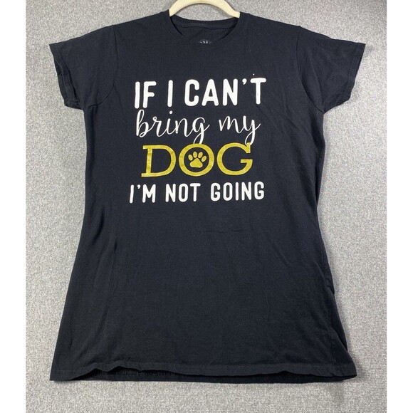 Lost Creek Outfitters T-shirt. If I can’t bring my dog I’m not coming” Sz XL - Picture 1 of 3